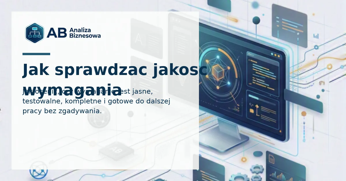 Jak sprawdzać jakość wymagania