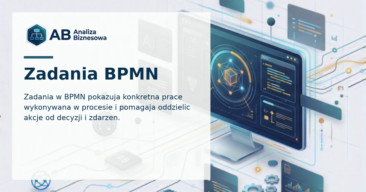 Typy zadań BPMN używane w procesie biznesowym